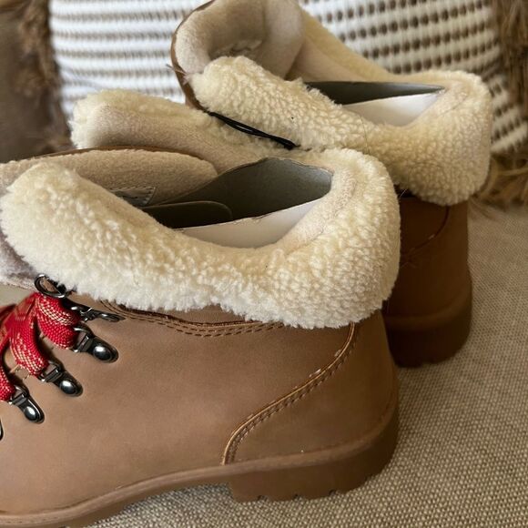 NEW lace up Boots Sz 7 Memory Foam Temperature Rated - Picture 4 of 10